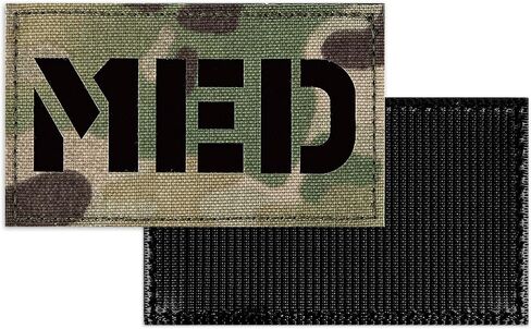 Petac Gear IR انعكاس الأشعة تحت الحمراء MED الطبية التكتيكية السحابة التصحيح هوك السحابة دعم 3.5x2 (MC) in Kuwait