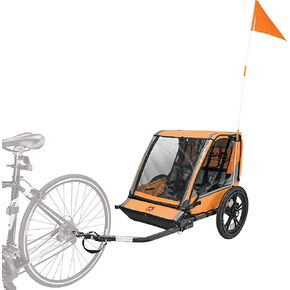 Allen Sports Hi-Viz 2-Child Bicycle Trailer, Model ET2