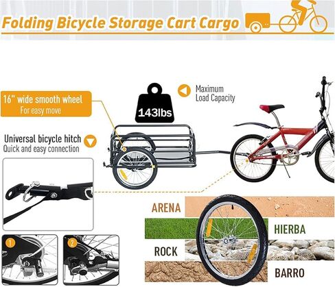مقطورة دراجة قابلة للطي من ايفسيتين in Kuwait