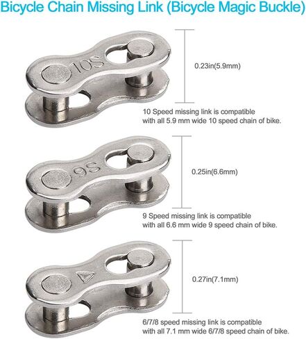 A AKRAF Bike Link Plier + Chain Breaker Splitter Tool + Chain Checker + 3 Pairs Bicycle Missing Links, Bike Link Opener Closer Plier Chain Cutter Connector Wear Indicator Tool (New Version) in Saudi Arabia