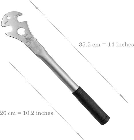 BIKEHAND Bicycle Bike Pedal Wrench Extra Long Handle 350mm - Great Road Mountain Bike Pedal Removal Tool Spanner - 15mm in Saudi Arabia
