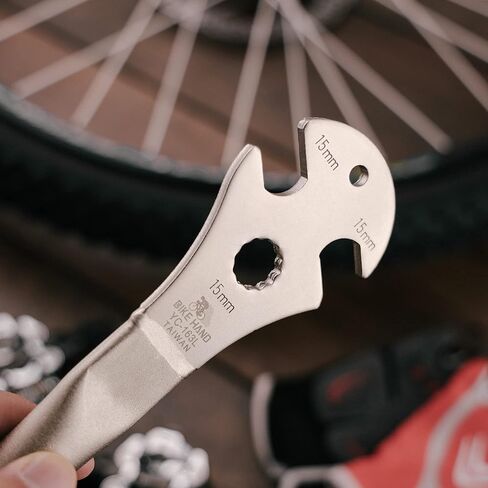 BIKEHAND Bicycle Bike Pedal Wrench Extra Long Handle 350mm - Great Road Mountain Bike Pedal Removal Tool Spanner - 15mm in Saudi Arabia
