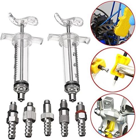 CYCOBYCO الزيوت المعدنية دراجة الصحن الهيدروليكي الفرامل تنزف عدة لجميع سلسلة Shimano/Magura/Tektro/Zoom/CSC/Echo/Giant / HS33 / Nutt Cycling in Kuwait