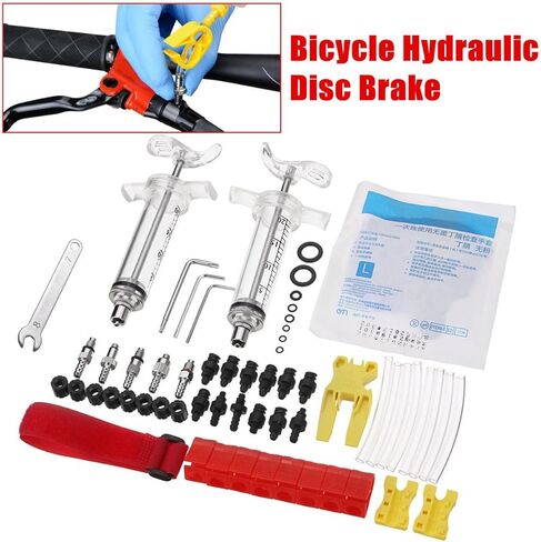CYCOBYCO الزيوت المعدنية دراجة الصحن الهيدروليكي الفرامل تنزف عدة لجميع سلسلة Shimano/Magura/Tektro/Zoom/CSC/Echo/Giant / HS33 / Nutt Cycling in Kuwait