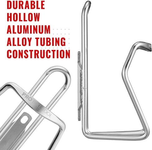 PRO BIKE TOOL Bike Water Bottle Holder - Lightweight, Glass Fiber Bicycle Water Bottle Cage in a Sleek Modern Design, Bike Bottle Holder for Road and Mountain Bikes (MTB) - Universal Bottle Cage in Saudi Arabia