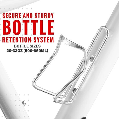 PRO BIKE TOOL Bike Water Bottle Holder - Lightweight, Glass Fiber Bicycle Water Bottle Cage in a Sleek Modern Design, Bike Bottle Holder for Road and Mountain Bikes (MTB) - Universal Bottle Cage in Saudi Arabia