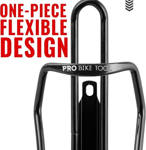 حامل زجاجة مياه للدراجة من PRO BIKE TOOL، قفص زجاجة مياه قوي وخفيف الوزن للدراجة بتصميم عصري، حامل زجاجة دراجة لدراجات الطرق والجبال (MTB) - قفص زجاجة عالمي in Kuwait