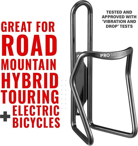 حامل زجاجة مياه للدراجة من PRO BIKE TOOL، قفص زجاجة مياه قوي وخفيف الوزن للدراجة بتصميم عصري، حامل زجاجة دراجة لدراجات الطرق والجبال (MTB) - قفص زجاجة عالمي in Kuwait