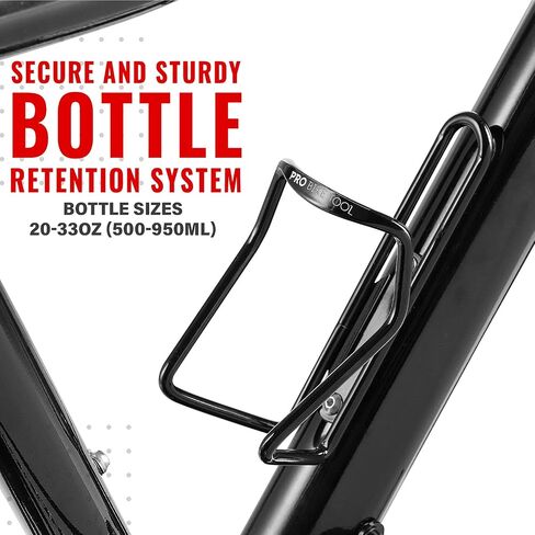 حامل زجاجة مياه للدراجة من PRO BIKE TOOL، قفص زجاجة مياه قوي وخفيف الوزن للدراجة بتصميم عصري، حامل زجاجة دراجة لدراجات الطرق والجبال (MTB) - قفص زجاجة عالمي in Kuwait