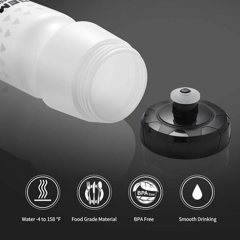 GEMFUL Bike Water Bottle BPA Free 750 ml 2 Pack in Saudi Arabia