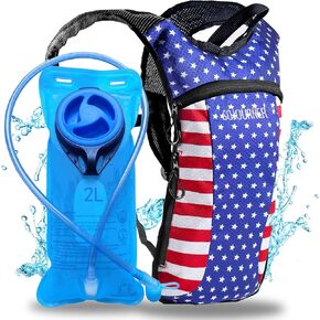 Sojourner Rave Hydration Pack - Hydration Backpack - Hydropack with 2L Bladder - Water Backpack for Festivals, Hiking, Running, Biking and More in Saudi Arabia