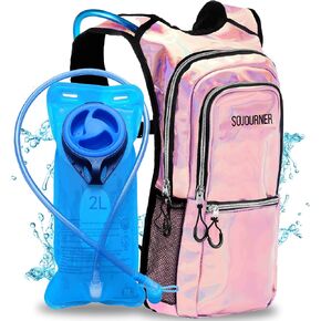Sojourner Hydration Pack, Hydration Backpack - Water Backpack with 2l Hydration Bladder, Festival Essential - Rave Hydration Pack Hydropack Hydro for Hiking, Running, Biking, Festival Gear in Kuwait