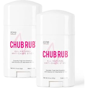 Zone Naturals Chafing Stick - 100% Natural Chub Rub Stick - Friction Defense Anti Chafing Stick Reduces Rubbing and Irritation - 1.5 Ounce | Anti Chafe Stick for Women & Men – Reduces Rubbing & Irritation on Thighs, Arms, Bust & Neck – Friction Defense 1. in Saudi Arabia