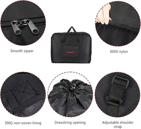 CamGo 20 Inch Folding Bike Bag - Waterproof Bicycle Travel Case Outdoors Bike Transport Bag for Cars Train Air Travel in Saudi Arabia