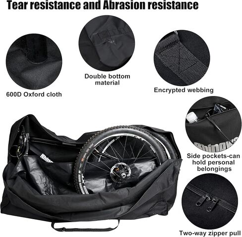 حقيبة حمل الدراجة القابلة للطي 26 بوصة حقيبة سفر دراجة تخزين حقيبة نقل للدراجة الجبلية in Kuwait