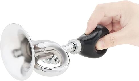 Tobefore Bicycle Bugle Retro Horn Loud Bike Snail Air Horn Metal Classic Vintage Bike Horn for 22mm Bicycle Handle for MTB Mountain Bike Road Bike Vehicles in Saudi Arabia