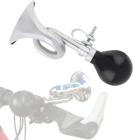 Tobefore Bicycle Bugle Retro Horn Loud Bike Snail Air Horn Metal Classic Vintage Bike Horn for 22mm Bicycle Handle for MTB Mountain Bike Road Bike Vehicles in Saudi Arabia