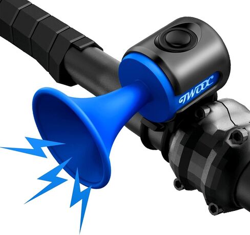 Bike Horn,120dB Bicycle Bells IPX4 Waterproof Bike Bell with 300mAh Battery Operated Electric Horn for Mountain/Road Bike/Scooters Adult and Kids in Saudi Arabia