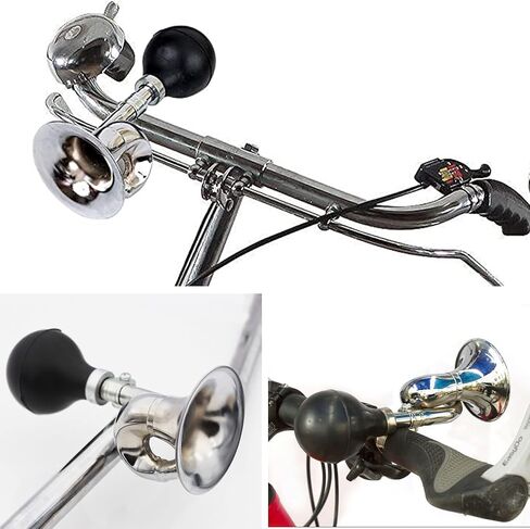EZYoutdoor Aluminum Alloy Bike Horn Bicycle Horns,Metal Bicycle Horns for Kids,Cycling Air Horn,Retro Bike Horns for Kids Bikes in Saudi Arabia
