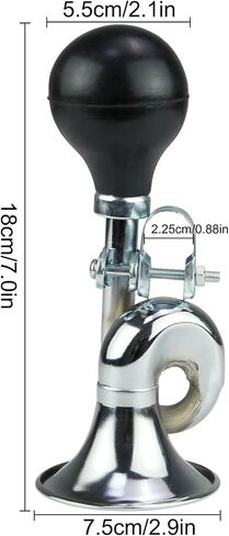 EZYoutdoor Aluminum Alloy Bike Horn Bicycle Horns,Metal Bicycle Horns for Kids,Cycling Air Horn,Retro Bike Horns for Kids Bikes in Saudi Arabia