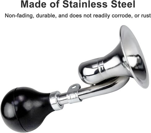 EZYoutdoor Aluminum Alloy Bike Horn Bicycle Horns,Metal Bicycle Horns for Kids,Cycling Air Horn,Retro Bike Horns for Kids Bikes in Saudi Arabia