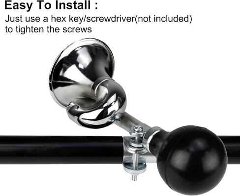 EZYoutdoor Aluminum Alloy Bike Horn Bicycle Horns,Metal Bicycle Horns for Kids,Cycling Air Horn,Retro Bike Horns for Kids Bikes in Saudi Arabia