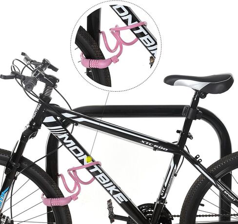 Titanker Bike Cable Lock, Bike Locks Cable 4 Feet Coiled Secure Resettable Combination Bike Lock with Mounting Bracket 1/2 Inch in Kuwait