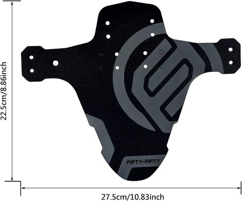 FIFTY-FIFTY Mountain Bike Fender, MTB Mudguard, Front and Rear Compatible Bicycle Mudguard, Fits 26", 27.5", 29", Plus Size and Fat Bike Wheel Sizes in Kuwait