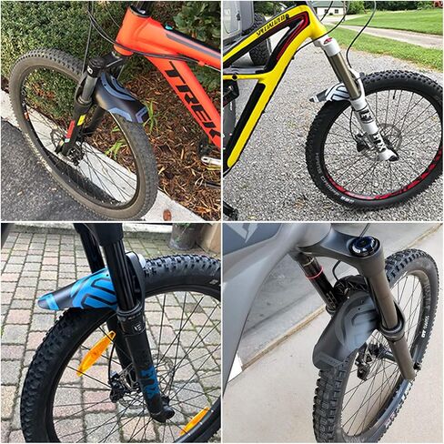 FIFTY-FIFTY Mountain Bike Fender, MTB Mudguard, Front and Rear Compatible Bicycle Mudguard, Fits 26", 27.5", 29", Plus Size and Fat Bike Wheel Sizes in Kuwait
