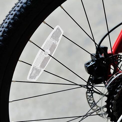 VICDUEKG 6 Pcs Bicycle Reflectors Front and Rear Kit Bike Wheel Spoke Reflectors Accessories, Mountain Bike Safety Warning Reflectors for Night Cycling, Handlebar, Seatpost in Saudi Arabia