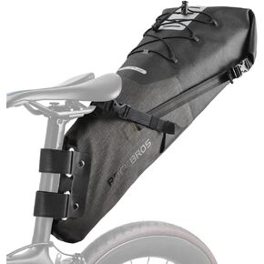 ROCKBROS Bikepacking Bag Waterproof Bike Saddle Bag Large Capacity Bikepacking Seat Bag Road Mountain Bike Seat Bag Max 10L