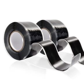 MEBMIK 2 Rolls 1IN X 10FT Grip Tape,Rubber Tape,Silicone Tape,Grip Tape for Handles,Self Fusing Silicone Tape,Grip Wrap,Handlebar Tape for Fishing Pole,Pull Up Bar,No Adhesive in Saudi Arabia
