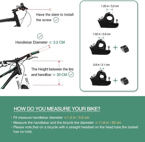 ANZOME Dogs Carrier Bike Basket, Handlebar Basket Folding Front Removable with Adjust Dog Seatbelts Bicycle Baset Quick Release Easy Install Detachable Cycling Bag Mountain Picnic Shopping in Saudi Arabia