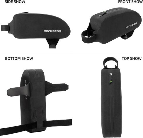ROCKBROS Bike Top Tube Bag Bicycle Front Frame Bag Waterproof Bike Pouch Pack Bike Phone Bag Cycling Accessories Pouch for Mountain Road Bike in Saudi Arabia