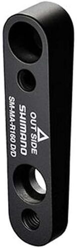 SHIMANO Flat Mount Disc Brake Adapter Rear, Flat Caliper to Flat Mount, 160mm in Saudi Arabia