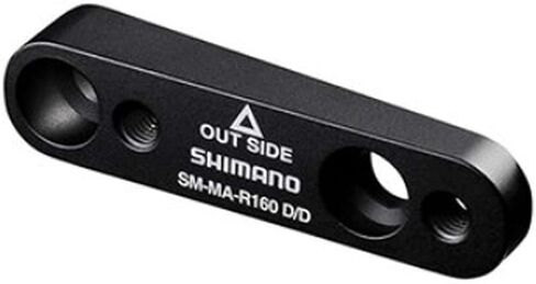 SHIMANO Flat Mount Disc Brake Adapter Rear, Flat Caliper to Flat Mount, 160mm in Saudi Arabia