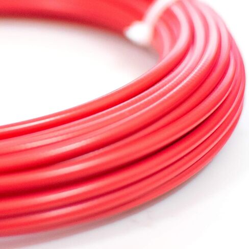 Lined Bicycle Brake Cable Housing, 5mm x 50ft, Including 30 PCS Cable End Caps Kit, The Most Trusted DIY Set for SRAM/Shimano Mountain Bike Road Bike (50ft+10 Mountain Inner Wires) in Saudi Arabia
