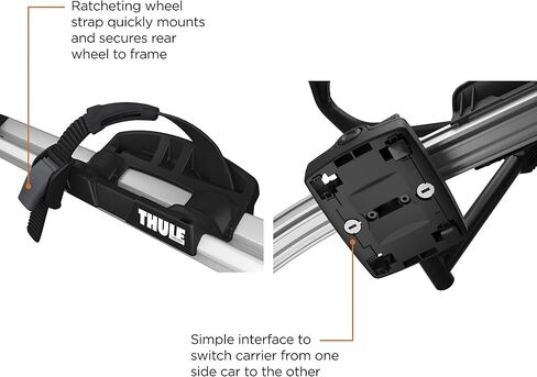 حامل دراجة ثول يوبرايد على السطح, لون موحد in Kuwait