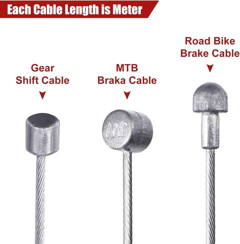 Universal Bicycle Transmission Line Bicycle Shift Derailleur Cable and Brake Cable Kit for Bicycle Mountain Road Bike Repair in Saudi Arabia