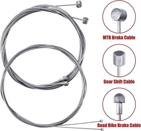Universal Bicycle Transmission Line Bicycle Shift Derailleur Cable and Brake Cable Kit for Bicycle Mountain Road Bike Repair in Saudi Arabia
