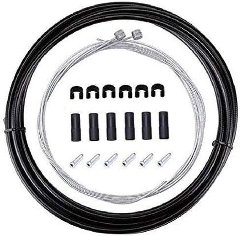 BlueSunshine Bike Bicycle Brake Cable and Housing Set - Basic Brake Cable Replacement Kit for Your Bike, Cable housing 5mm (@PINK) in Saudi Arabia