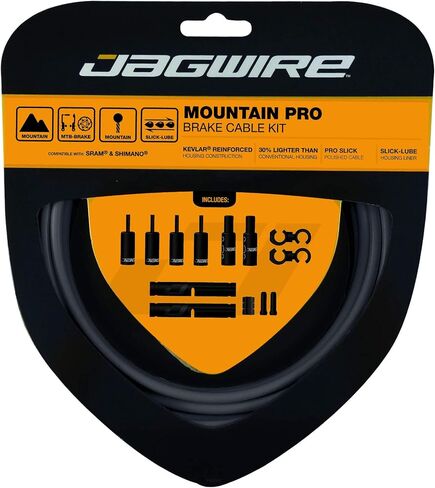 طقم كابل فرامل Jagwire Mountain Pro باللون الأسود in Saudi Arabia