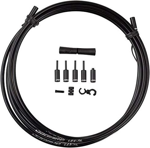 Jagwire - مجموعة تحويل عالمية 1x Pro | للطرق وMTN ودراجة الحصى | كابلات SRAM وShimano Shifter المتوافقة مع الفولاذ المقاوم للصدأ المصقول، 10 خيارات ألوان in Kuwait