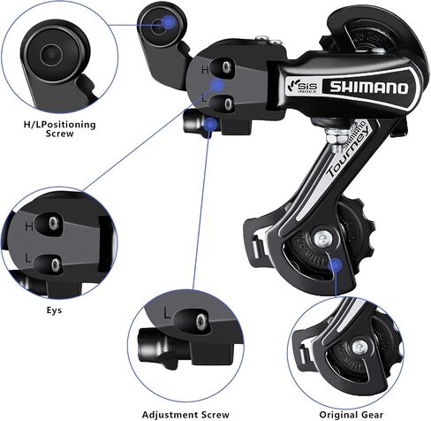 ENBO RD-TY21B 6/7 Speed Bike Rear Derailleur Direct Mount for Mountain Bicycle in Saudi Arabia