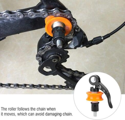 VGEBY1 Chain Keeper, Bicycle Wheel Holder Chain Keeper Tool Bike Quick Release Protector Fix Cleaning Tool for Cleaning Repairing Maintenance Cycling Accessory in Saudi Arabia