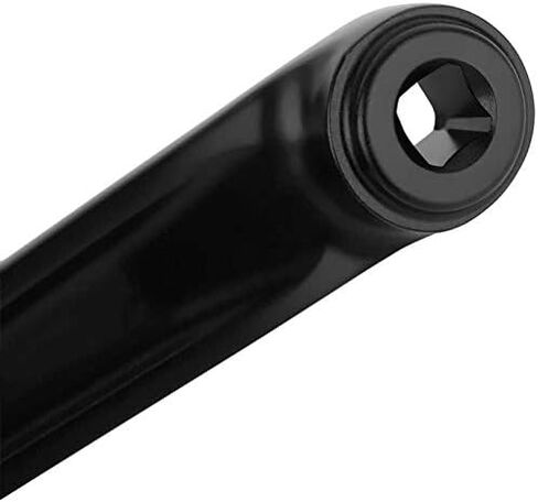 Bicycle Crank Arm,Bike Crank Left Arm,170mm Aluminium Alloy Crank Arm Set Bike Crank Arm Replacement for Mountain Bike Road Bike,Horizontal Square Hole (Black, Square Hole) in Saudi Arabia