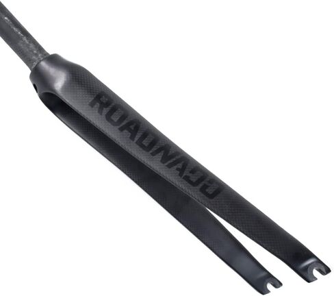 ROADNADO 700C شوكة دراجة الطريق من ألياف الكربون شوكة صلبة 700C*23/25 مم 28.6 مم شوكة دراجة من ألياف الكربون خفيفة الوزن لدراجة الطريق أسود لامع/لامع in Kuwait