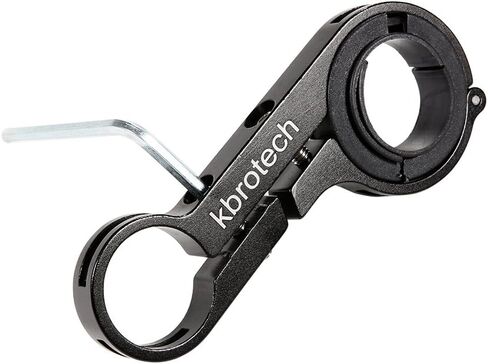 Bike Handlebar Extender Double Handlebar Extension Carbon Fiber Mount Holder with Aluminum Alloy Bracket Space Saver (Alloy Dblack) in Kuwait