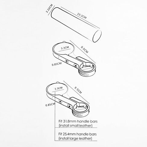 Bike Handlebar Extender Double Handlebar Extension Carbon Fiber Mount Holder with Aluminum Alloy Bracket Space Saver (Alloy Dblack) in Kuwait