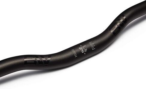 مقود BW Riser - رائع للدراجات الجبلية والطرق والهجينة - يناسب سيقان 25.4 مم - خيارات ارتفاع متعددة in Kuwait